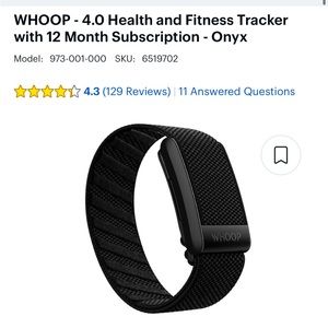 Whoop 4.0 Fitness Tracker